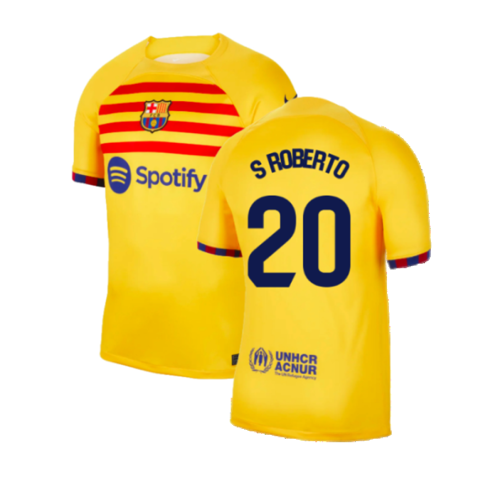 2023-2024 Barcelona Fourth Shirt (S Roberto 20)