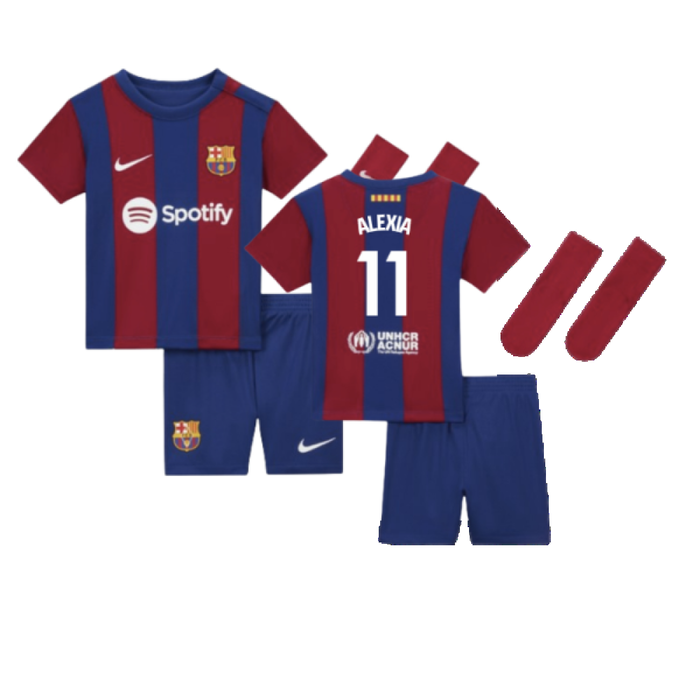 2023-2024 Barcelona Home Infant Baby Kit (Alexia 11)