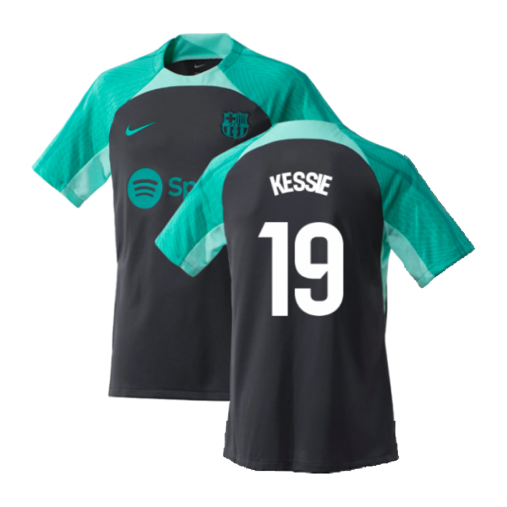 2023-2024 Barcelona Training Shirt (Thunder) (Kessie 19)