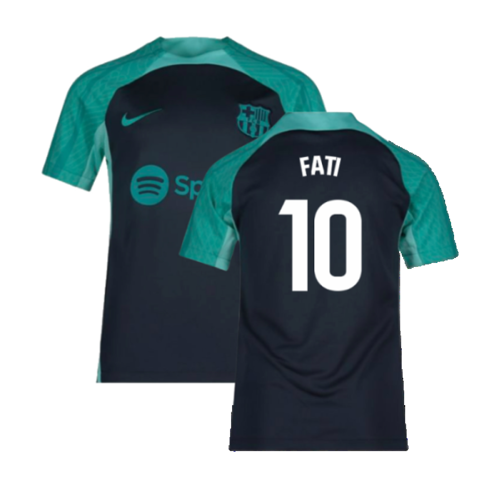 2023-2024 Barcelona Training Shirt (Thunder) - Kids (Fati 10)