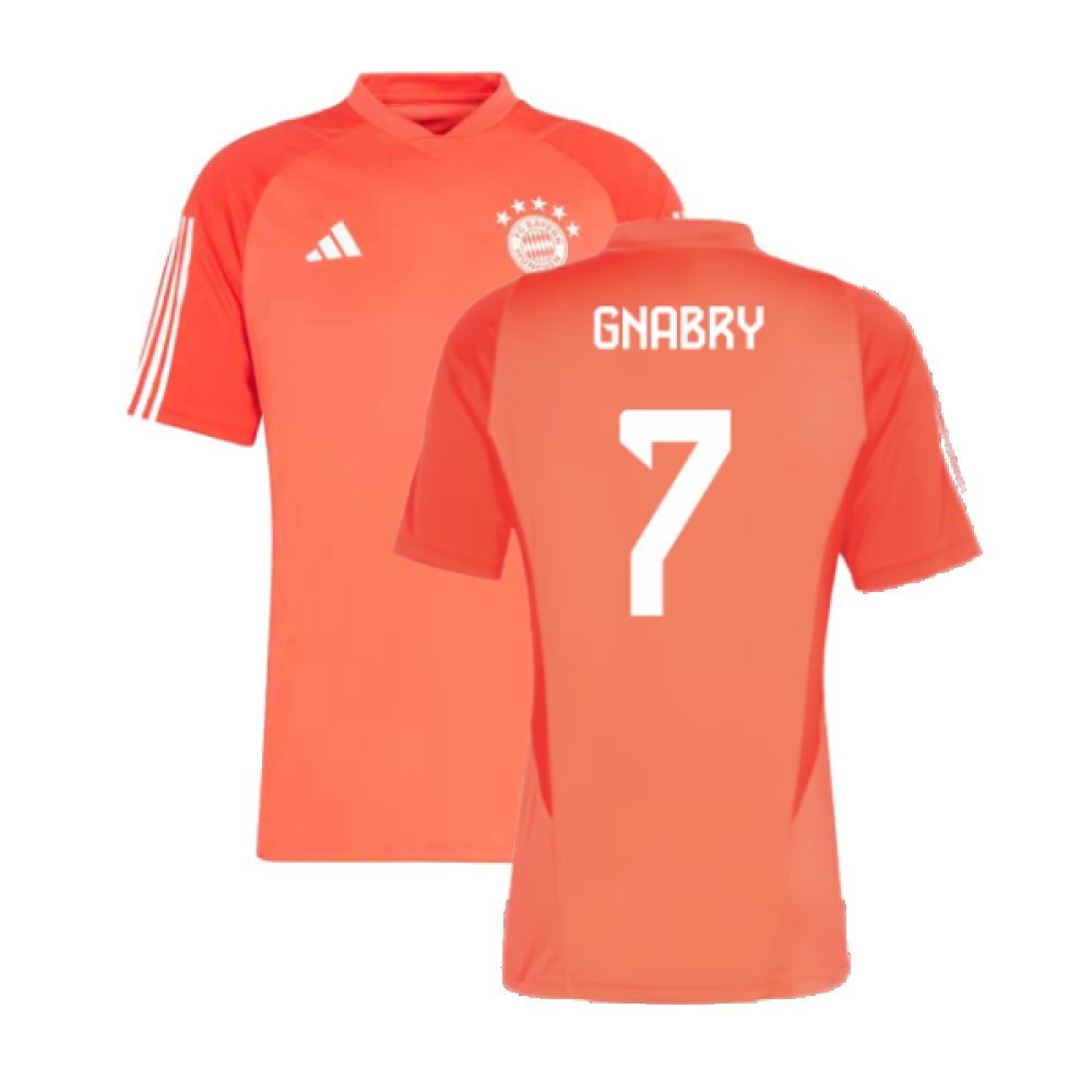 2023-2024 Bayern Munich Training Jersey (Red) (Gnabry 7)