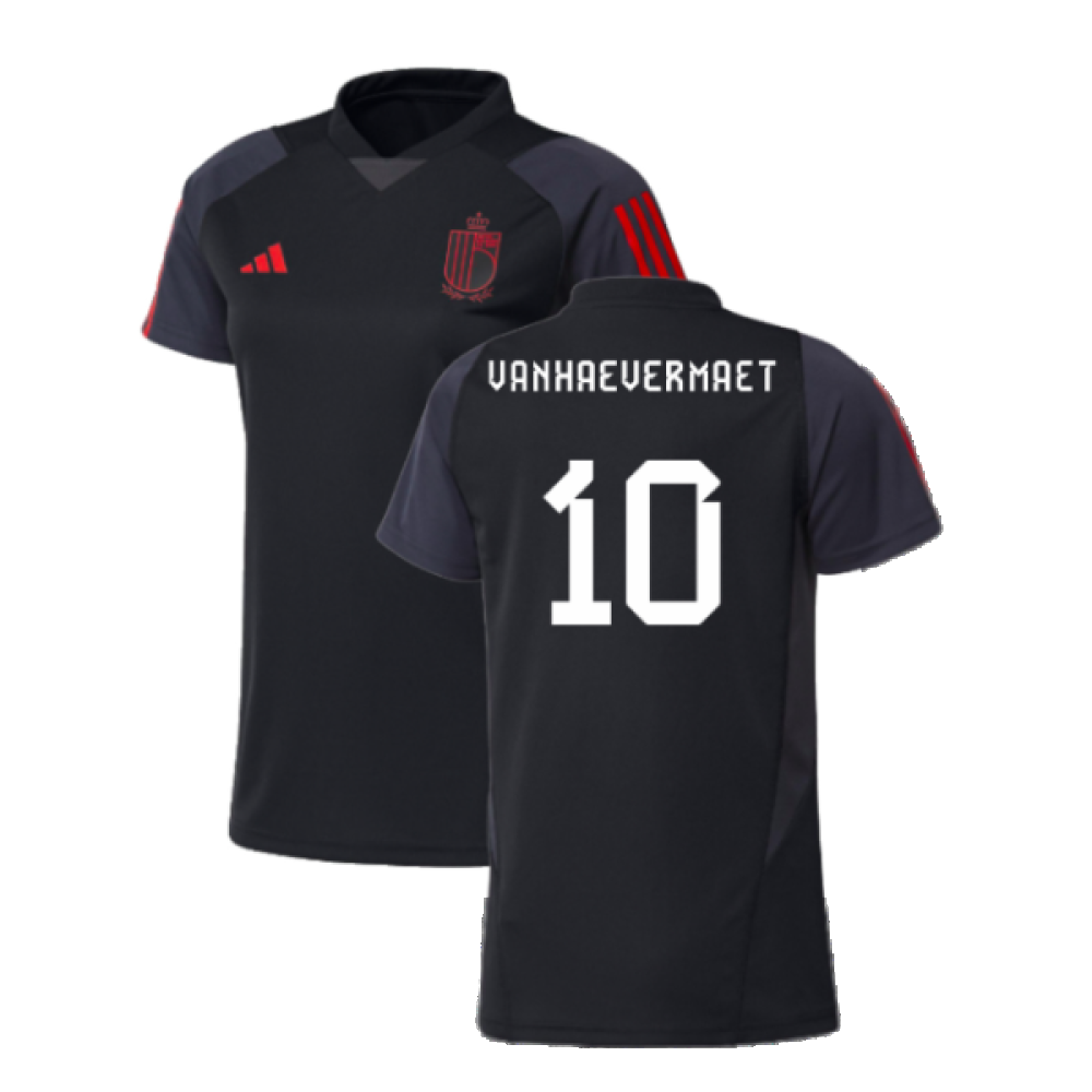 2023-2024 Belgium Training Jersey (Black) - Ladies (Vanhaevermaet 10)