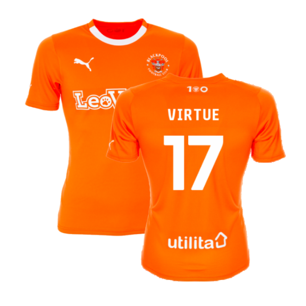 2023-2024 Blackpool Home Shirt (Virtue 17)