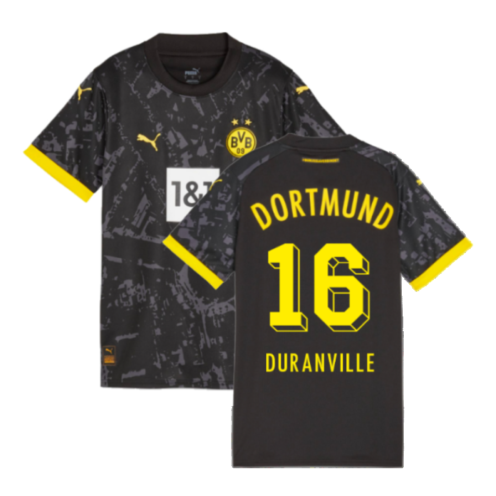 2023-2024 Borussia Dortmund Away Shirt (Ladies) (Duranville 16)