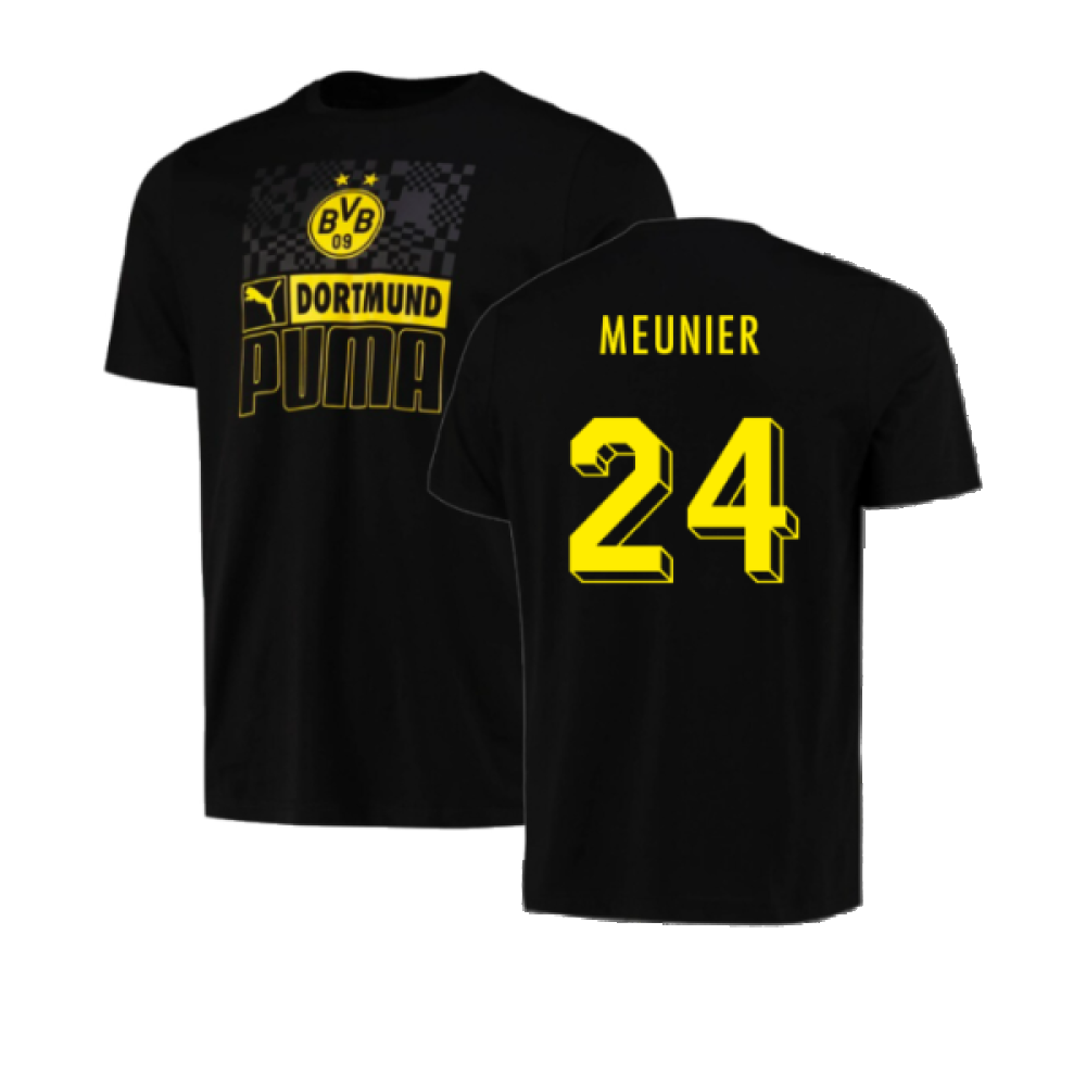 2023-2024 Borussia Dortmund FtblCore AOP Tee (Black) (Meunier 24)