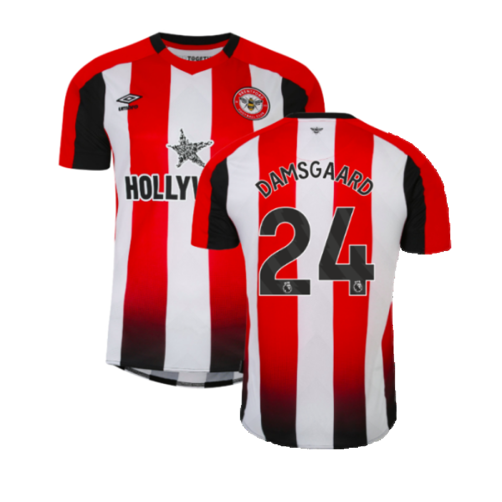 2023-2024 Brentford Home Shirt (Damsgaard 24)