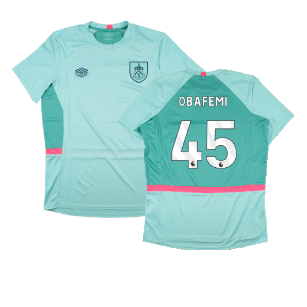 2023-2024 Burnley Training Jersey (Aqua) (OBAFEMI 45)