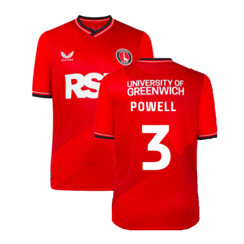 2023-2024 Charlton Athletic Home Shirt (Kids) (Powell 3)