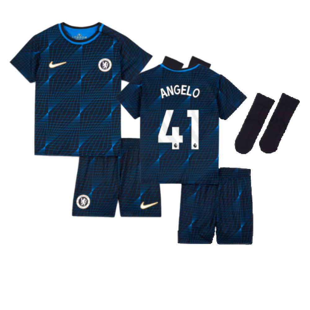 2023-2024 Chelsea Away Baby Kit (Angelo 41)