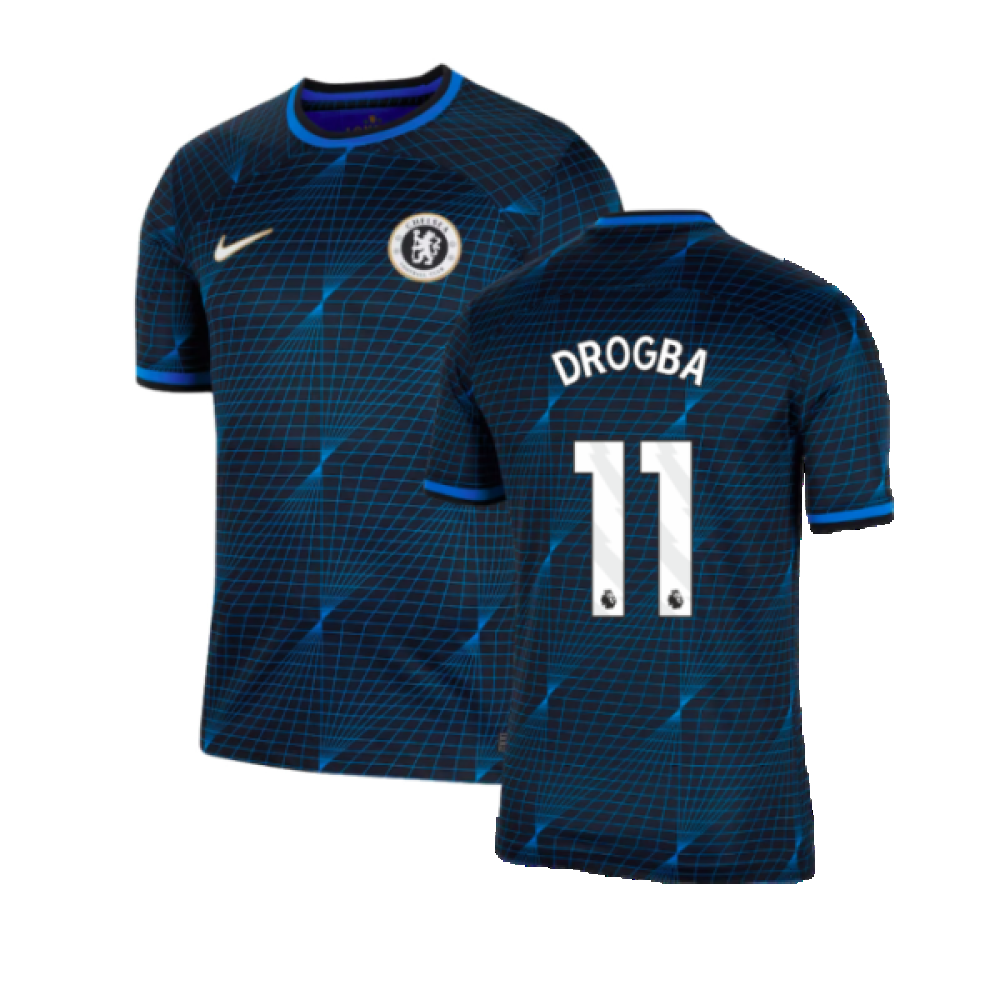 2023-2024 Chelsea Away Football Shirt (DROGBA 11)