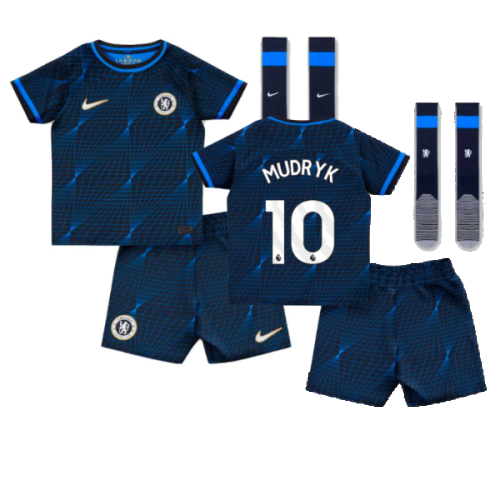 2023-2024 Chelsea Away Mini Kit (MUDRYK 10)