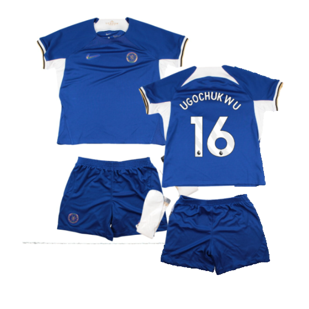 2023-2024 Chelsea Home Little Boys Mini Kit (Ugochukwu 16)