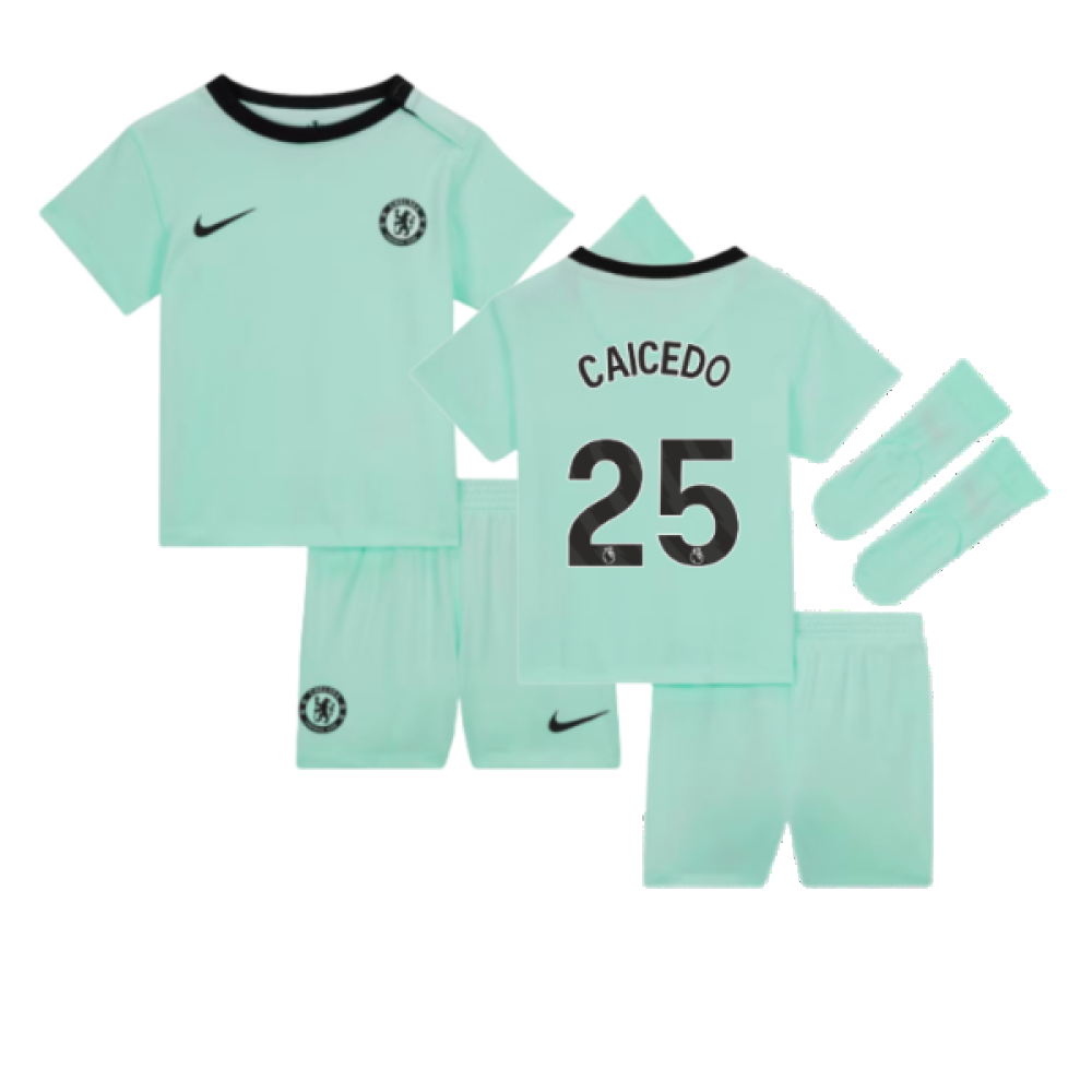 2023-2024 Chelsea Third Baby Kit (Caicedo 25)