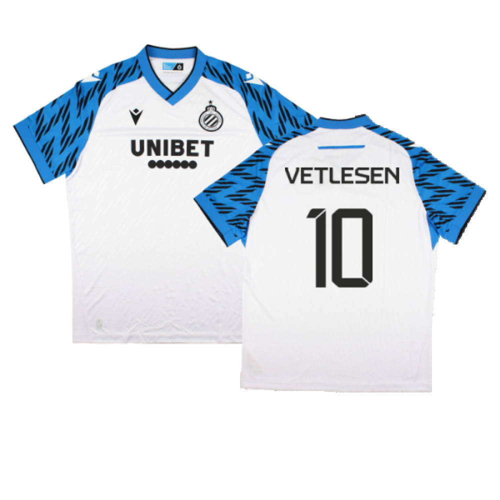 2023-2024 Club Brugge Authentic Away Shirt (VETLESEN 10)