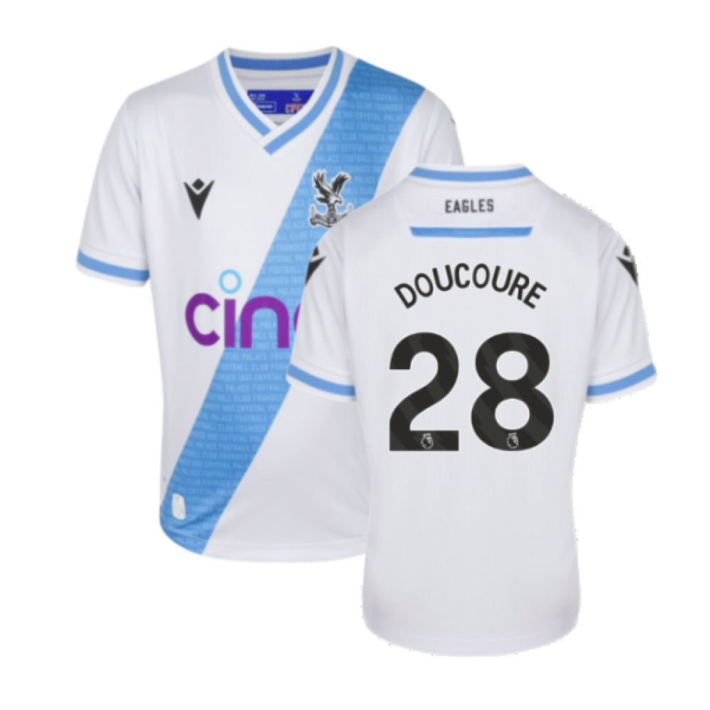 2023-2024 Crystal Palace Away Shirt (Kids) (DOUCOURE 28)