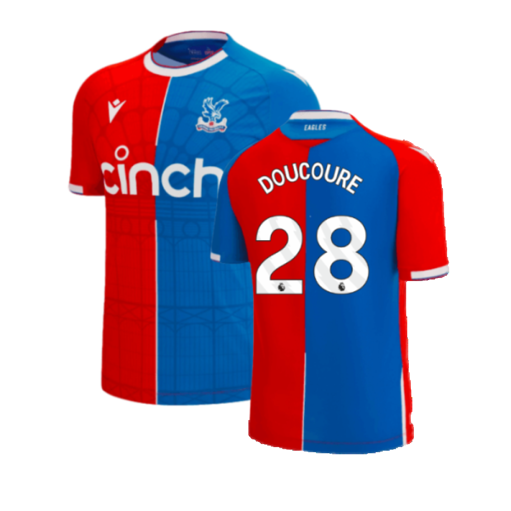 2023-2024 Crystal Palace Home Shirt (DOUCOURE 28)