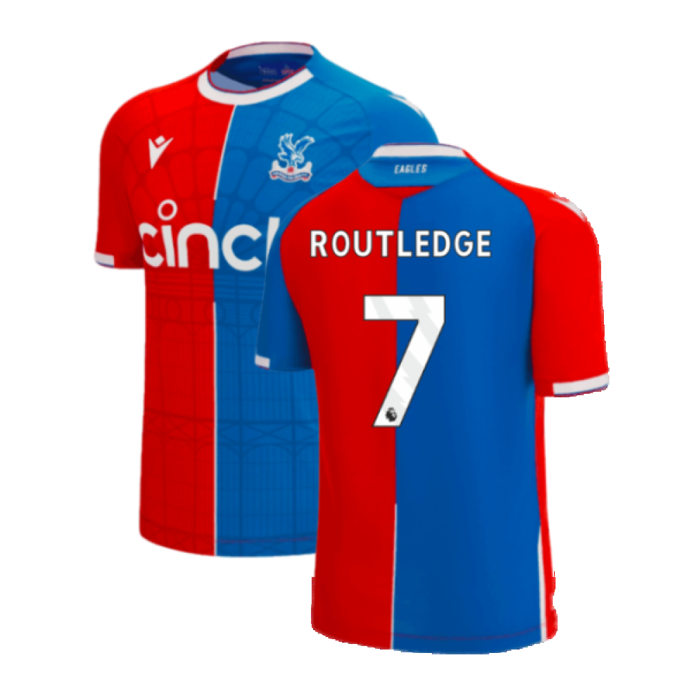 2023-2024 Crystal Palace Home Shirt (ROUTLEDGE 7)