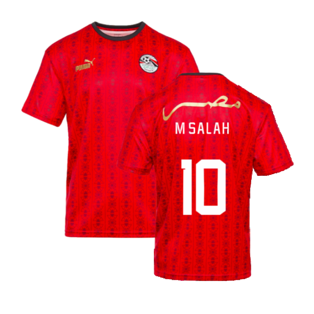 2023-2024 Egypt FtblCulture Jersey (Red) (M SALAH 10)