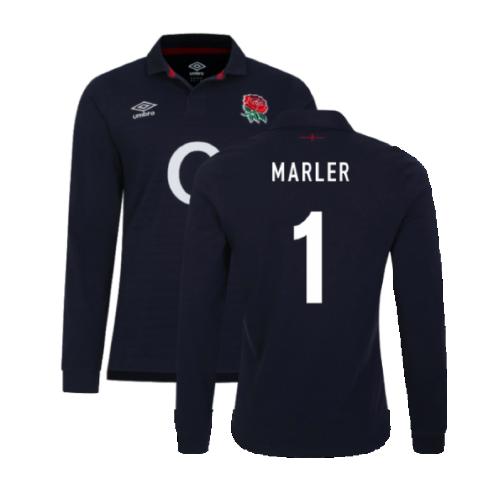 2023-2024 England Rugby Alternate LS Classic Jersey (Kids) (Marler 1)