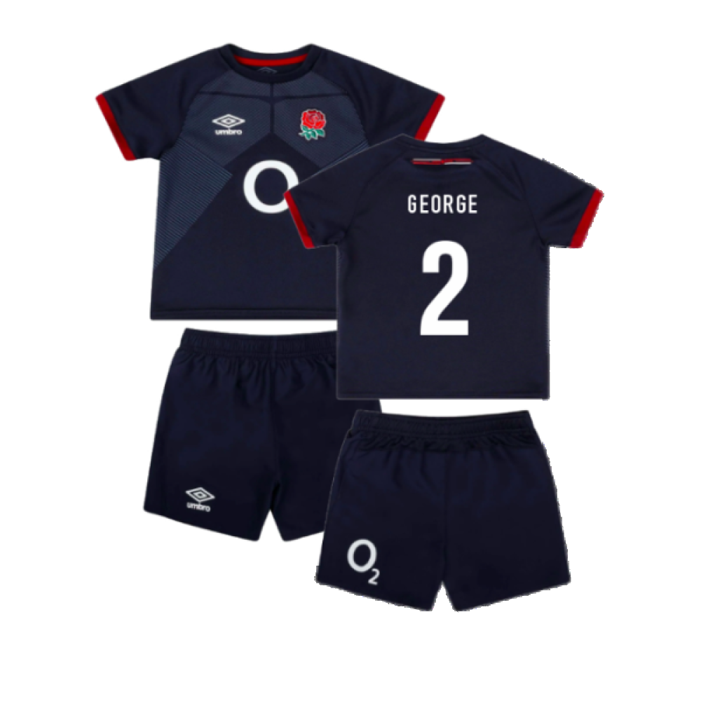 2023-2024 England Rugby Alternate Replica Infant Kit (George 2)