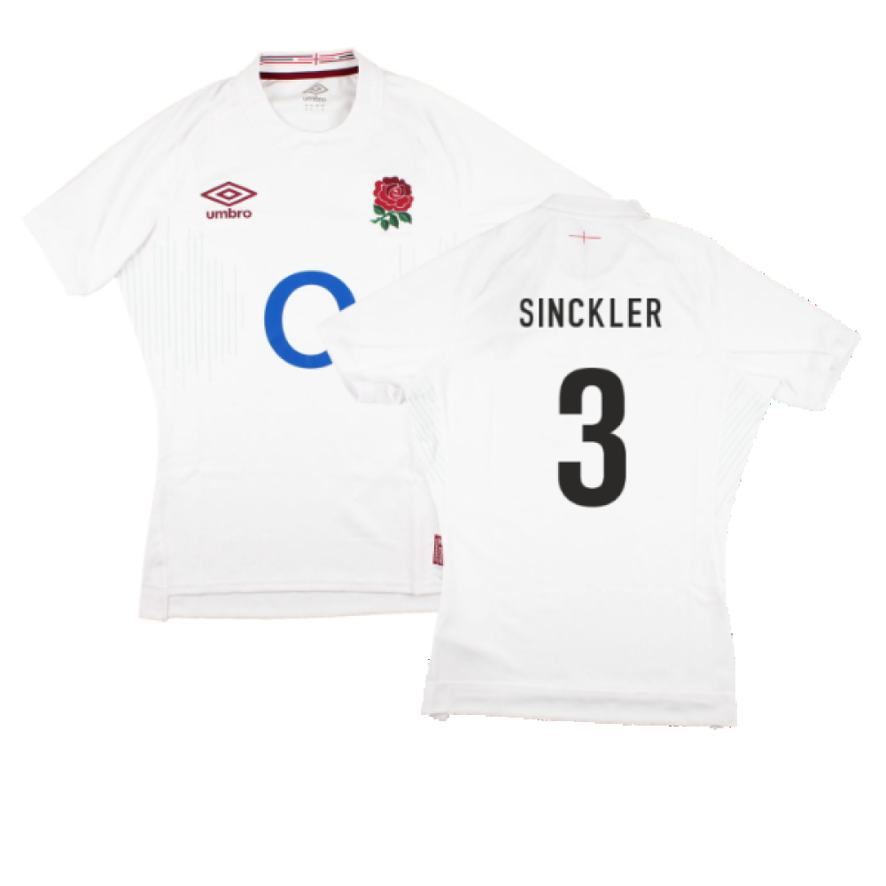 2023-2024 England Rugby Home Pro Jersey (Sinckler 3)