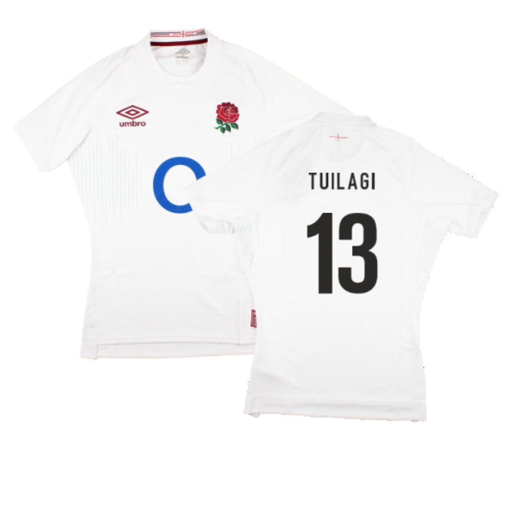 2023-2024 England Rugby Home Pro Jersey (Tuilagi 13)