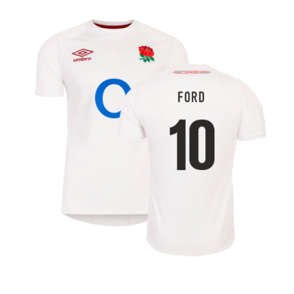 2023-2024 England Rugby Home Shirt (Ford 10)