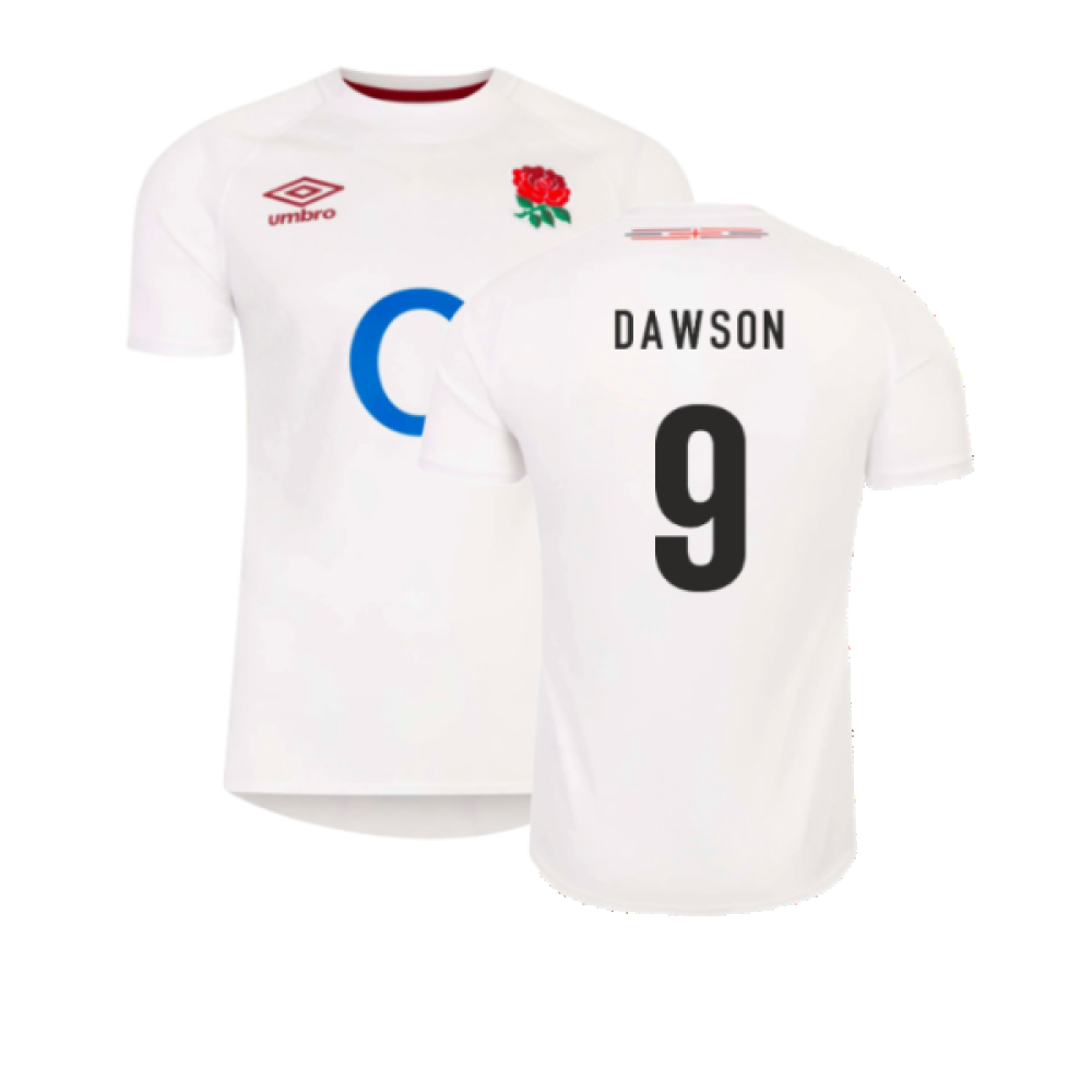 2023-2024 England Rugby Home Shirt (Kids) (Dawson 9)