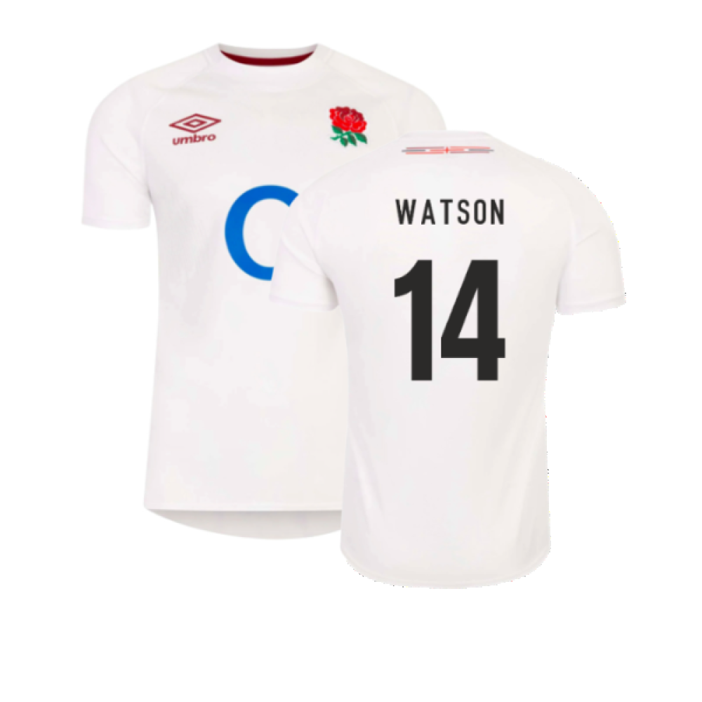 2023-2024 England Rugby Home Shirt (Kids) (Watson 14)