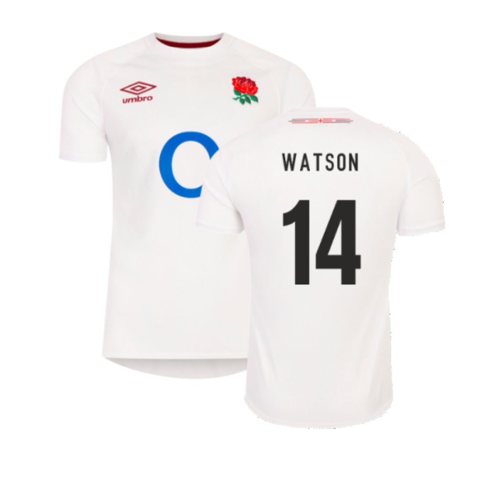 2023-2024 England Rugby Home Shirt (Watson 14)