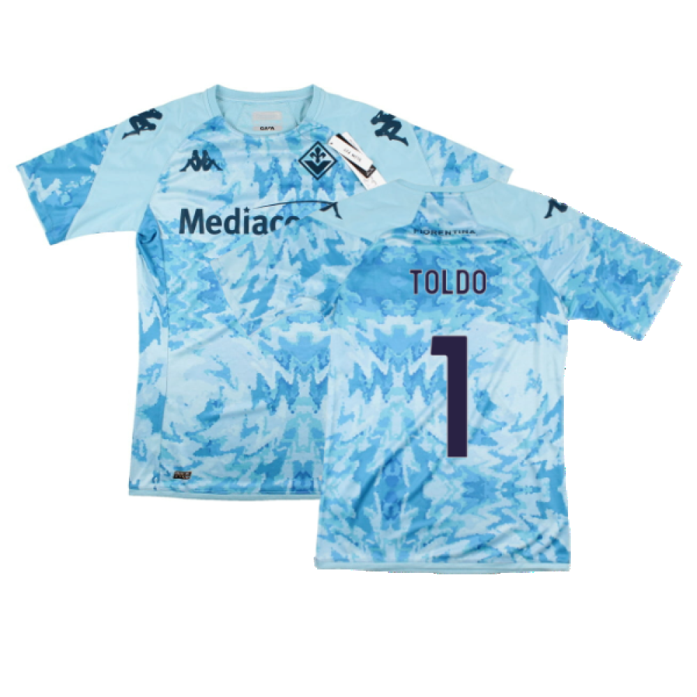 2023-2024 Fiorentina Pre-Match Shirt (Blue) (Toldo 1)