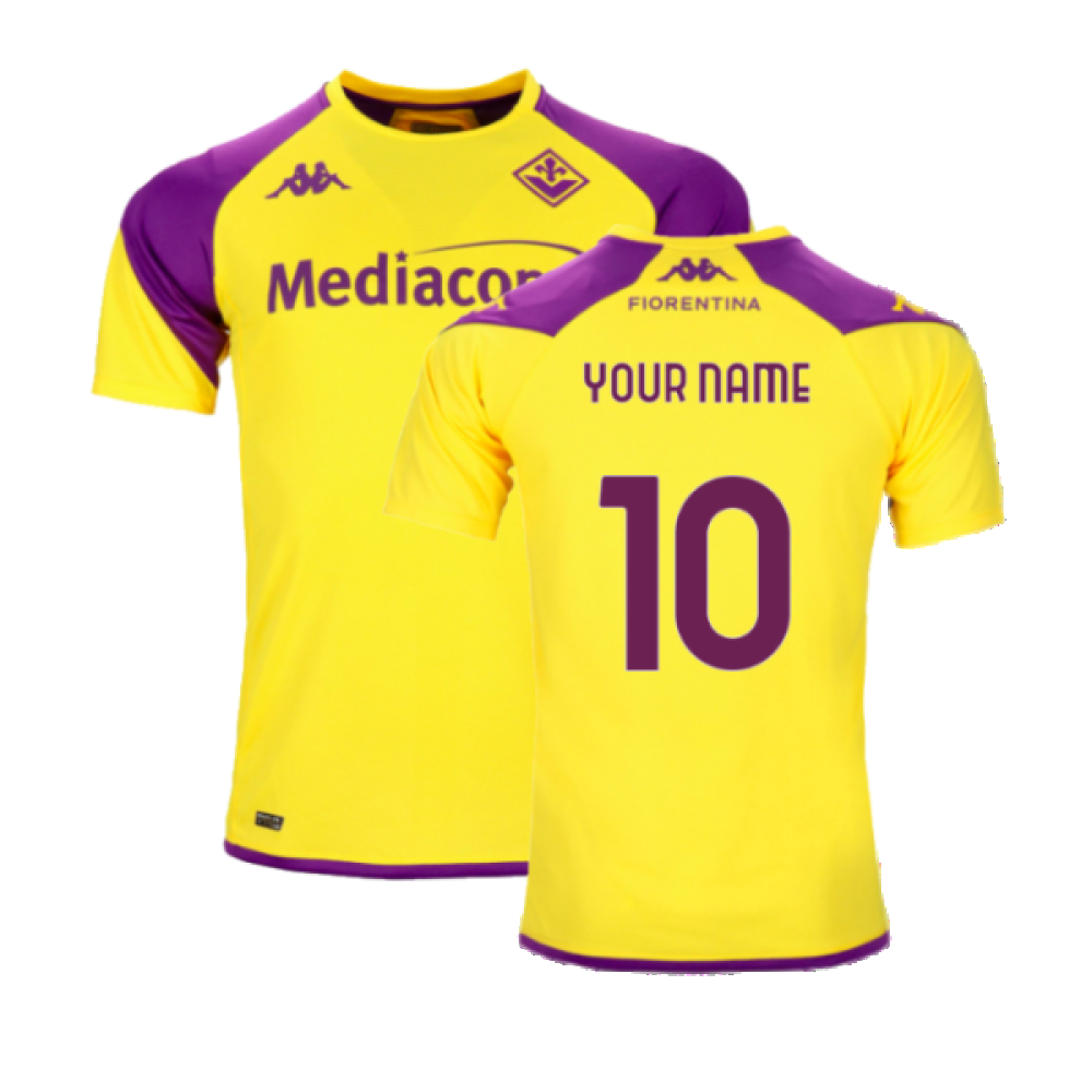 2023-2024 Fiorentina Training Shirt (Yellow) (Your Name)