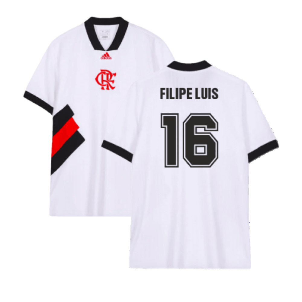 2023-2024 Flamengo Icon Jersey (White) (Filipe Luis 16)