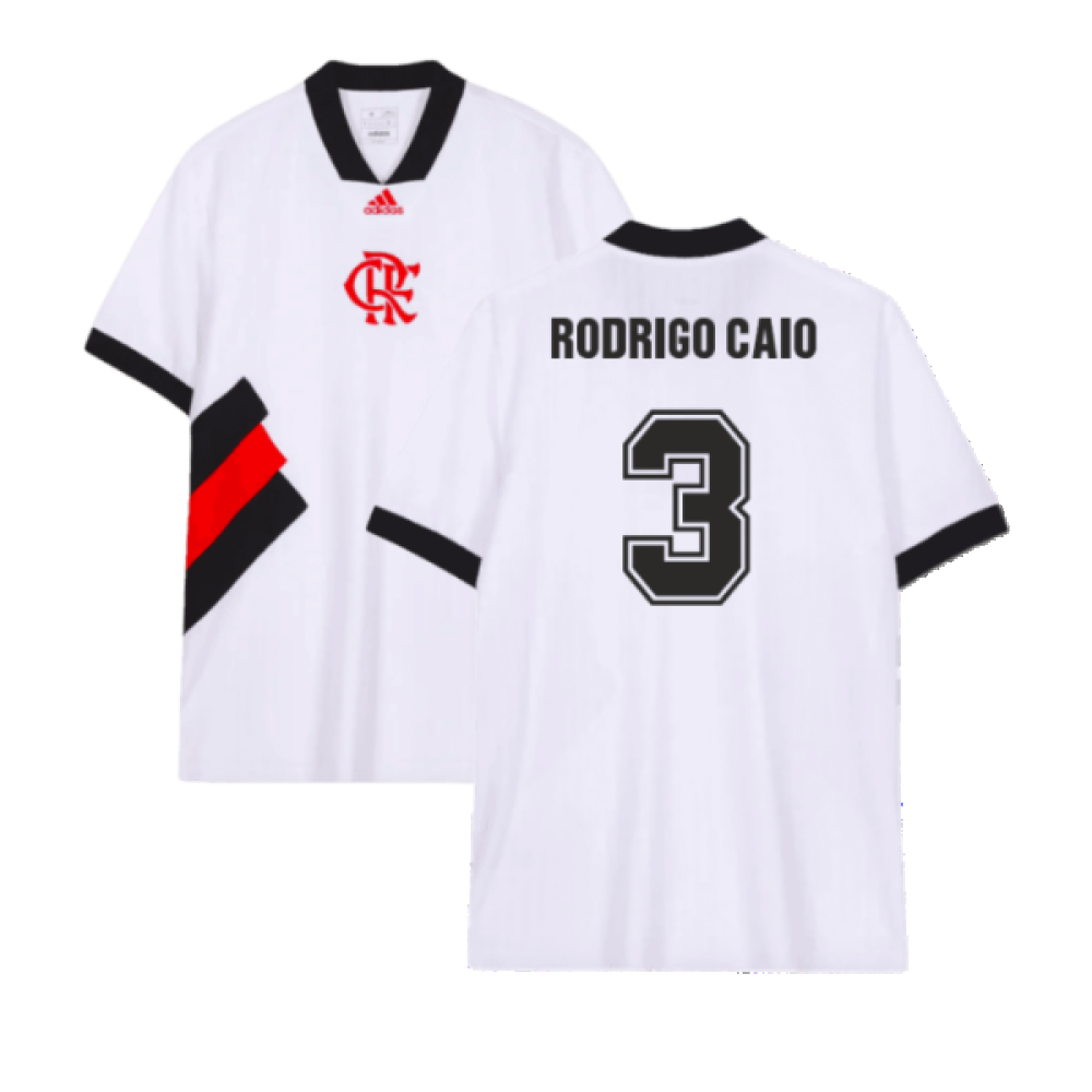 2023-2024 Flamengo Icon Jersey (White) (Rodrigo Caio 3)