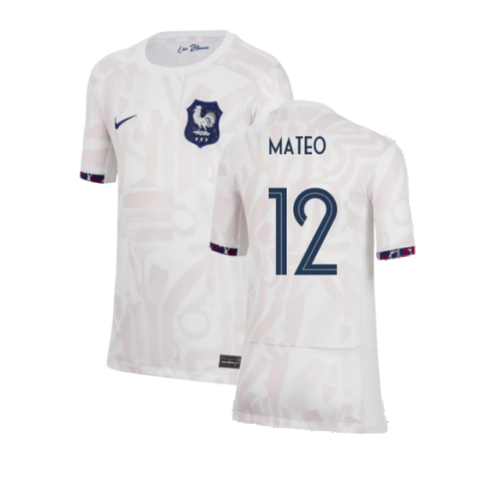 2023-2024 France WWC Away Shirt (Kids) (Mateo 12)