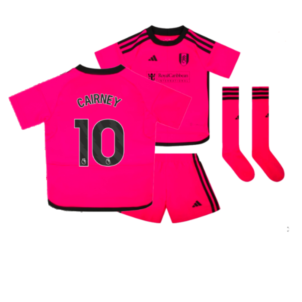 2023-2024 Fulham Away Little Boys Mini Kit (Cairney 10)