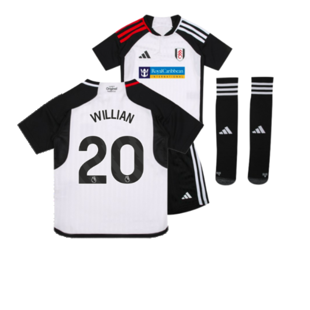 2023-2024 Fulham Home Mini Kit (Willian 20)