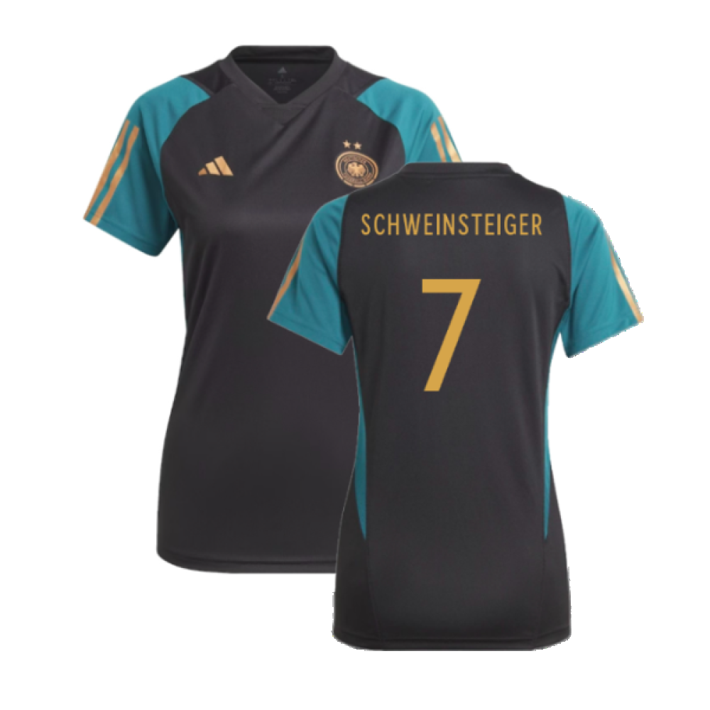 2023-2024 Germany Training Shirt (Black) - Ladies (SCHWEINSTEIGER 7)