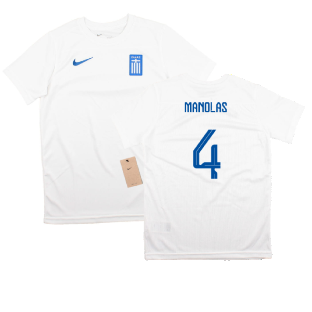 2023-2024 Greece Away Shirt (Kids) (MANOLAS 4)