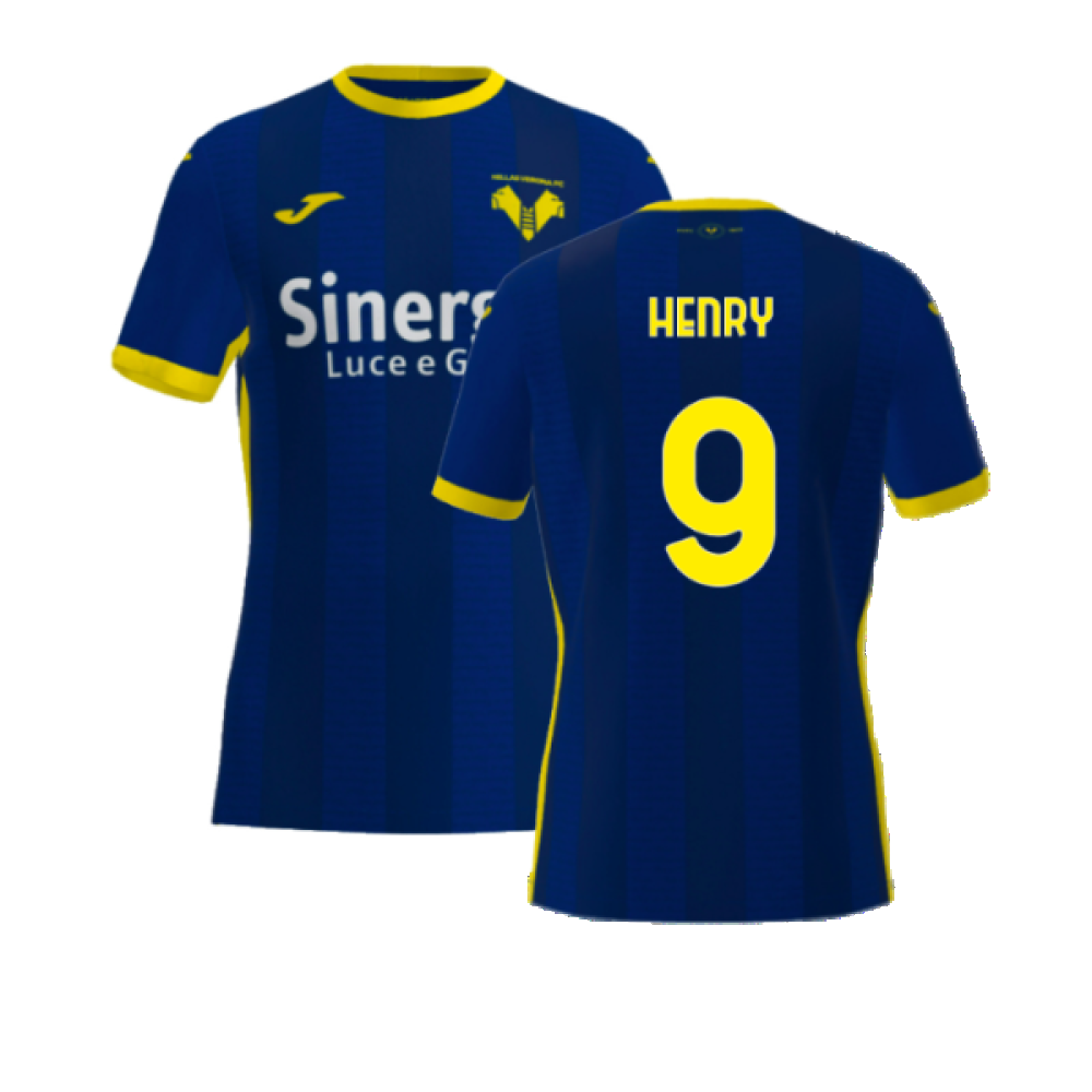 2023-2024 Hellas Verona Home Replica Shirt (HENRY 9)