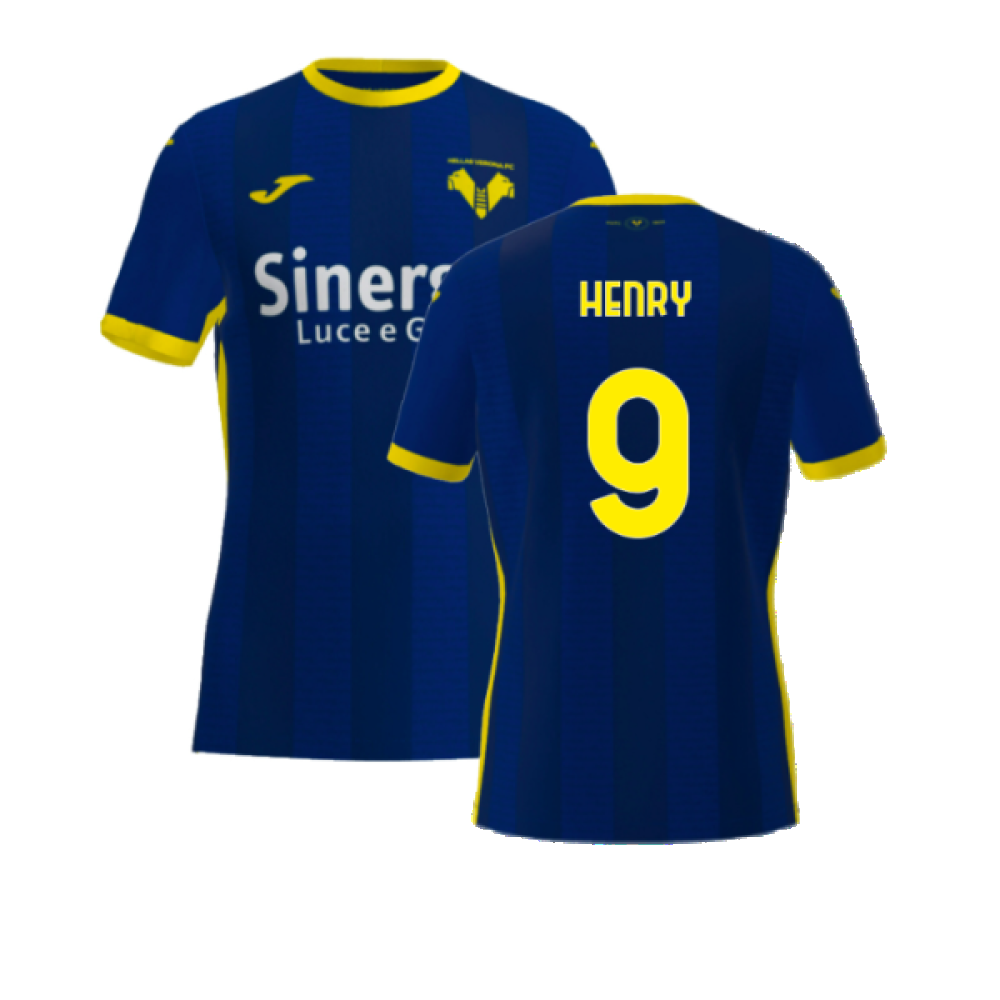 2023-2024 Hellas Verona Home Replica Shirt (Kids) (HENRY 9)