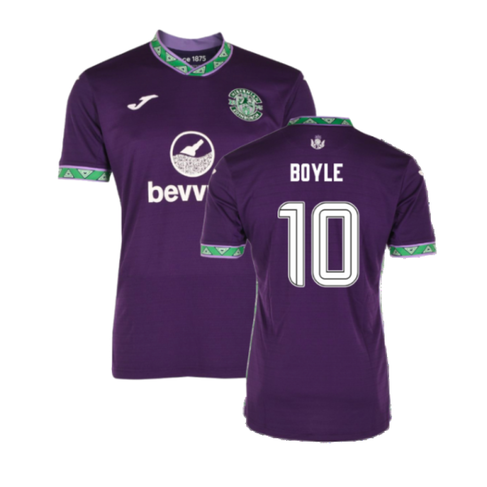 2023-2024 Hibernian Away Shirt (Boyle 10)