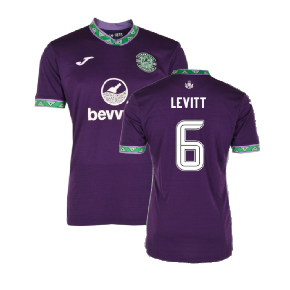 2023-2024 Hibernian Away Shirt (Levitt 6)