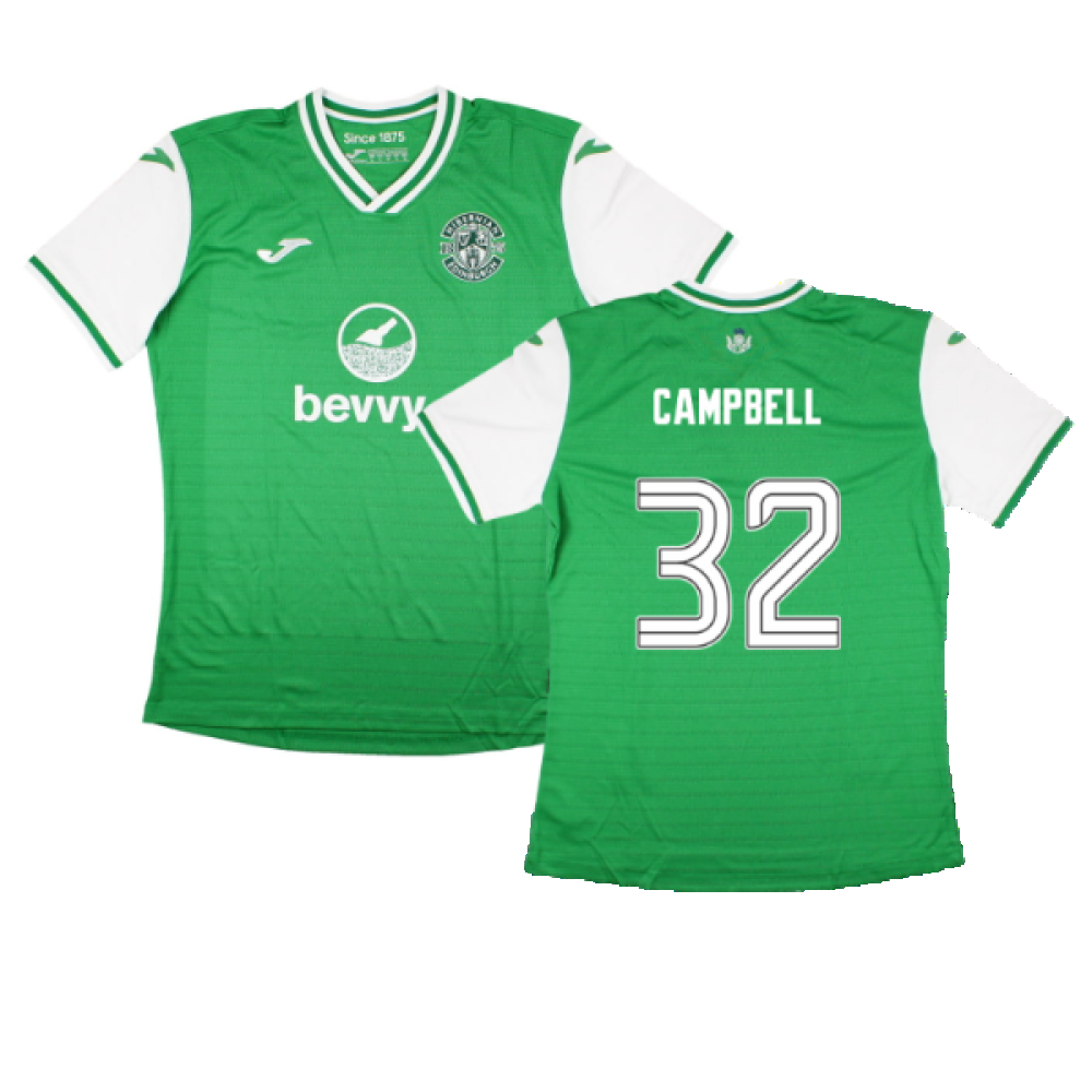 2023-2024 Hibernian Home Shirt (Campbell 32)