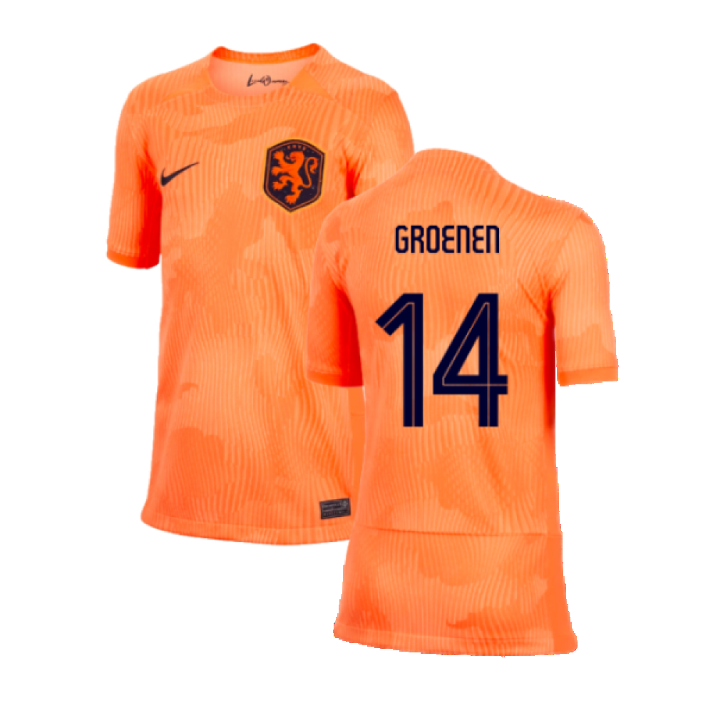 2023-2024 Holland WWC Home Shirt (Kids) (Groenen 14)