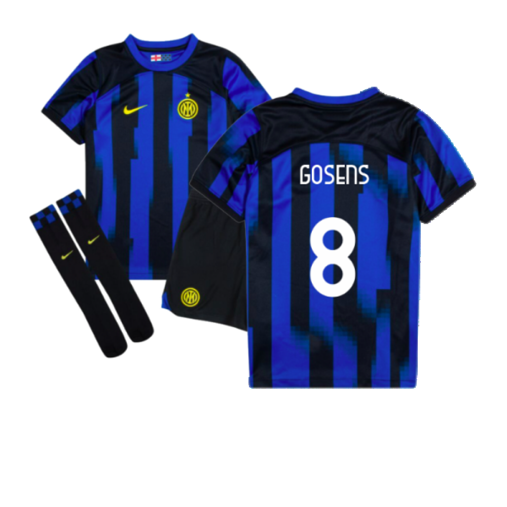 2023-2024 Inter Milan Home Mini Kit (Gosens 8)