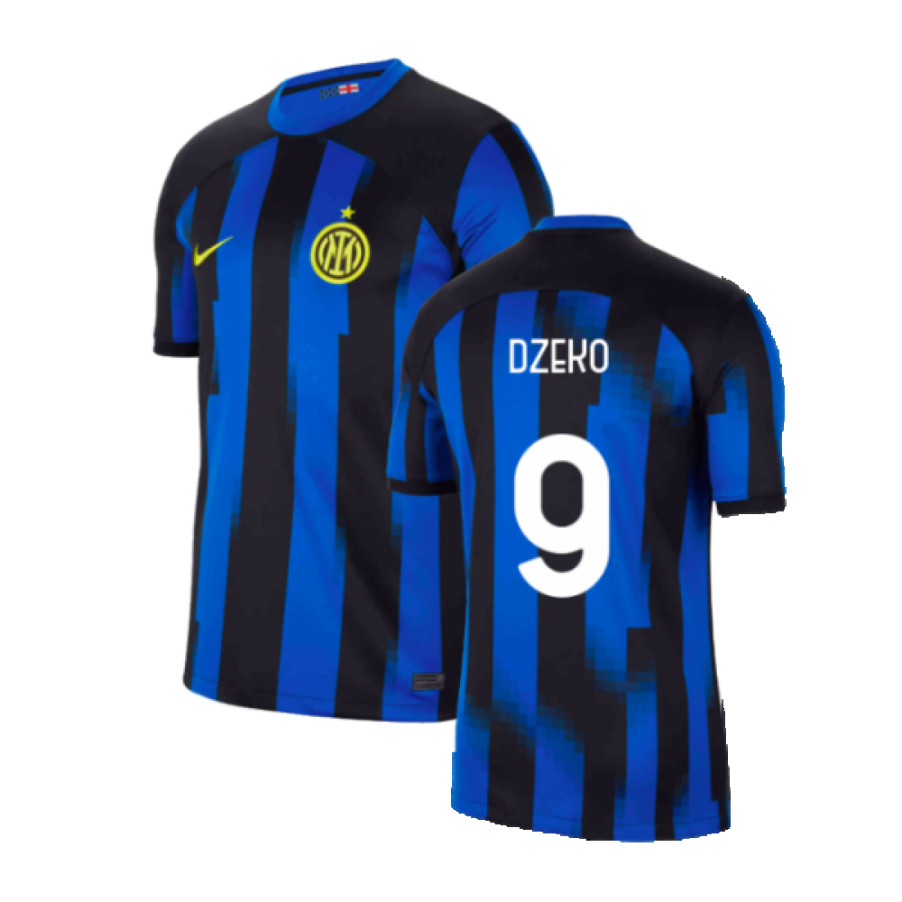 2023-2024 Inter Milan Home Shirt (Dzeko 9)