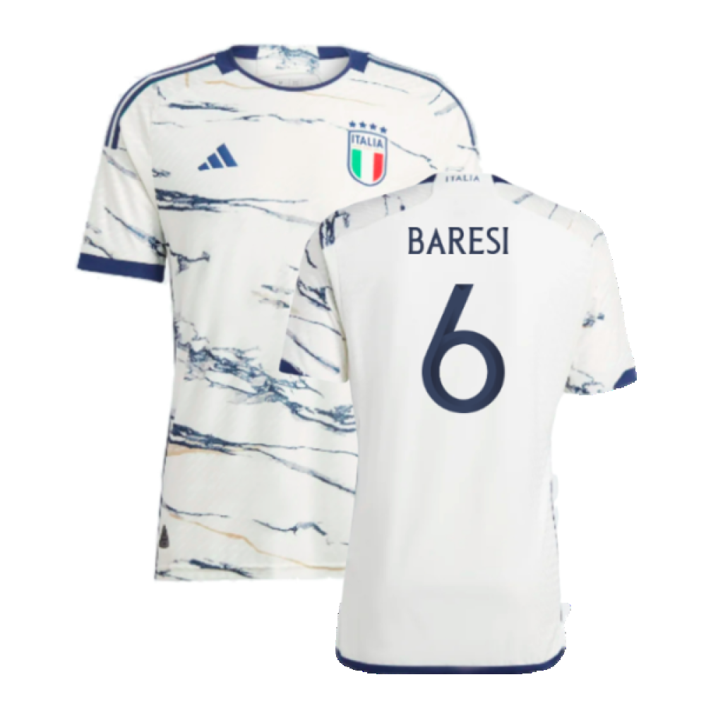 2023-2024 Italy Authentic Away Shirt (BARESI 6)