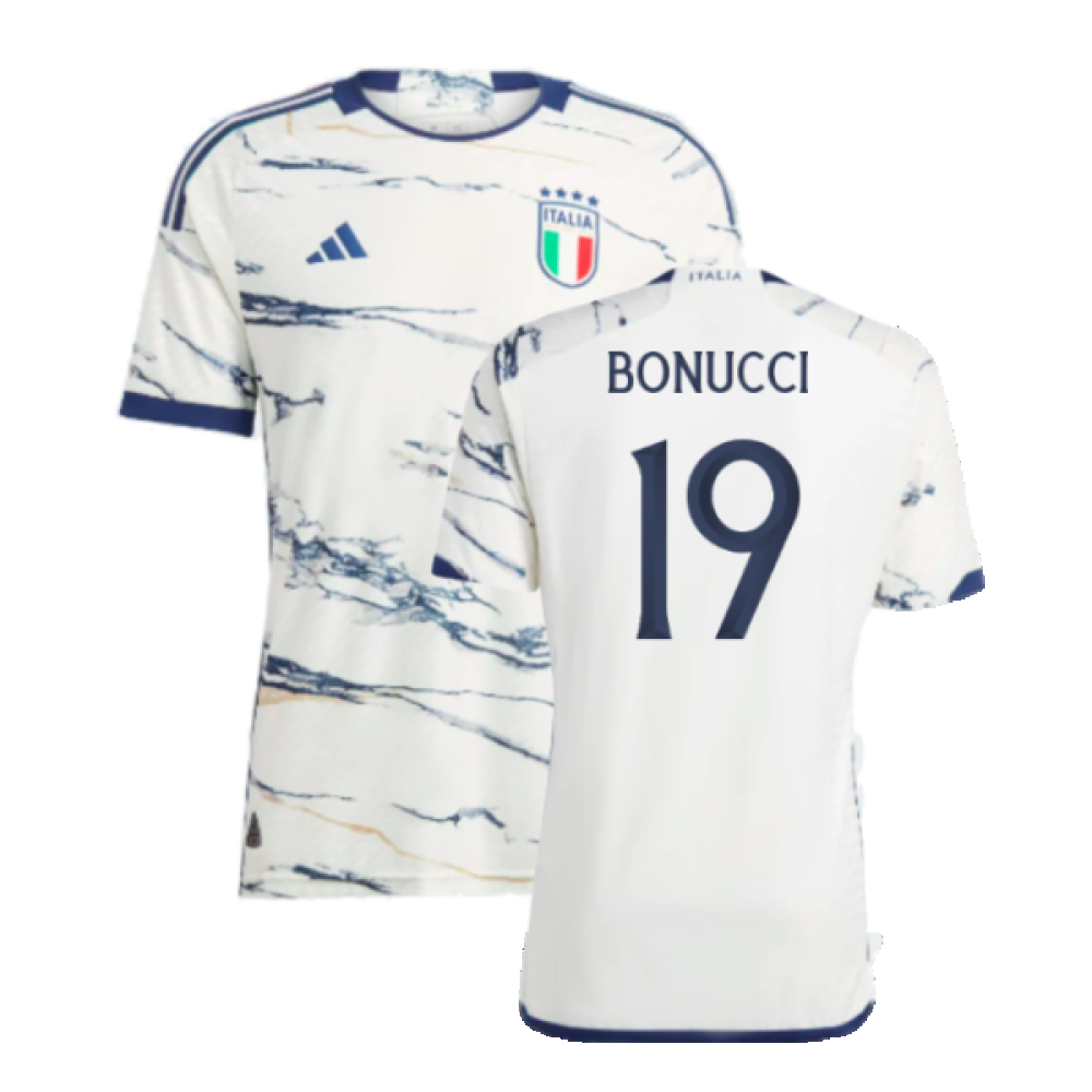 2023-2024 Italy Authentic Away Shirt (BONUCCI 19)