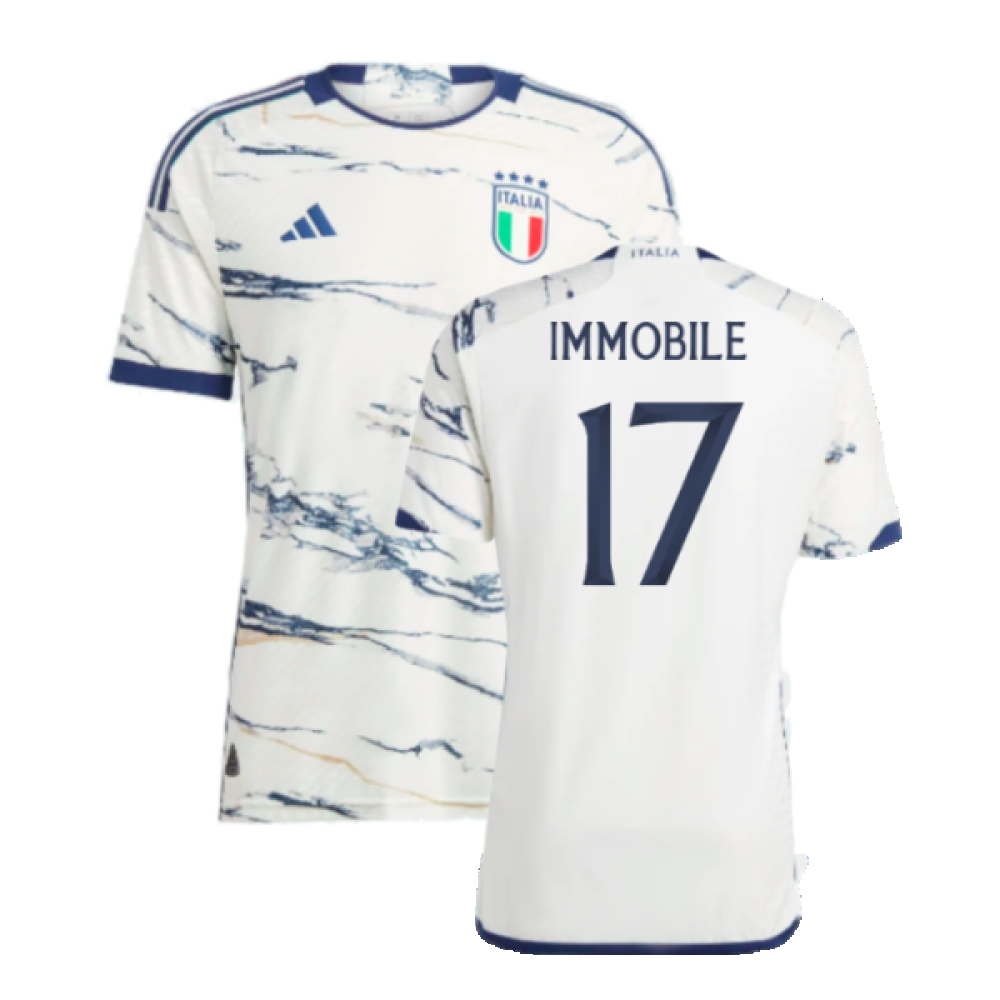 2023-2024 Italy Authentic Away Shirt (IMMOBILE 17)